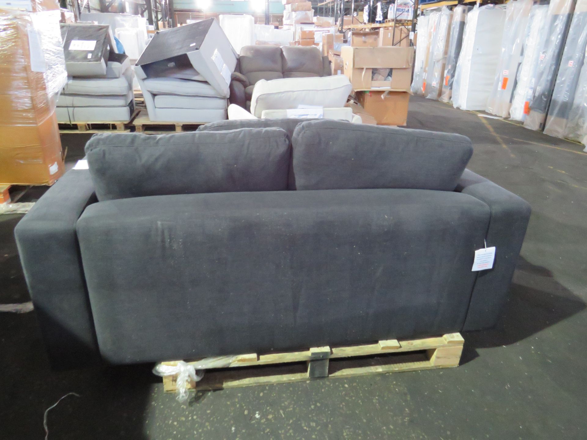 Swoon Seattle MTO Two Seater Sofa in Plain Ebony RRP “?1499.00 SKU SWO-AP-seattletwoplainebony-BER- - Image 3 of 3