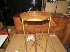SEI Furniture Accent Table RRP Â£82.99 Find organic style with this round, wood-top accent table.