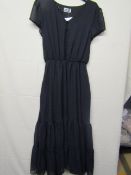 Dennis Day Dress Black Sise 12 Unworn Sample