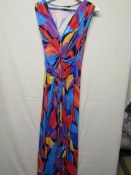 Kaleidoscope Dress Multi-Coloured Size 10 Unworn Sample