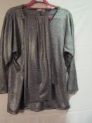 Yu & Me Top & Bottoms Grey Size S/M New No Tags