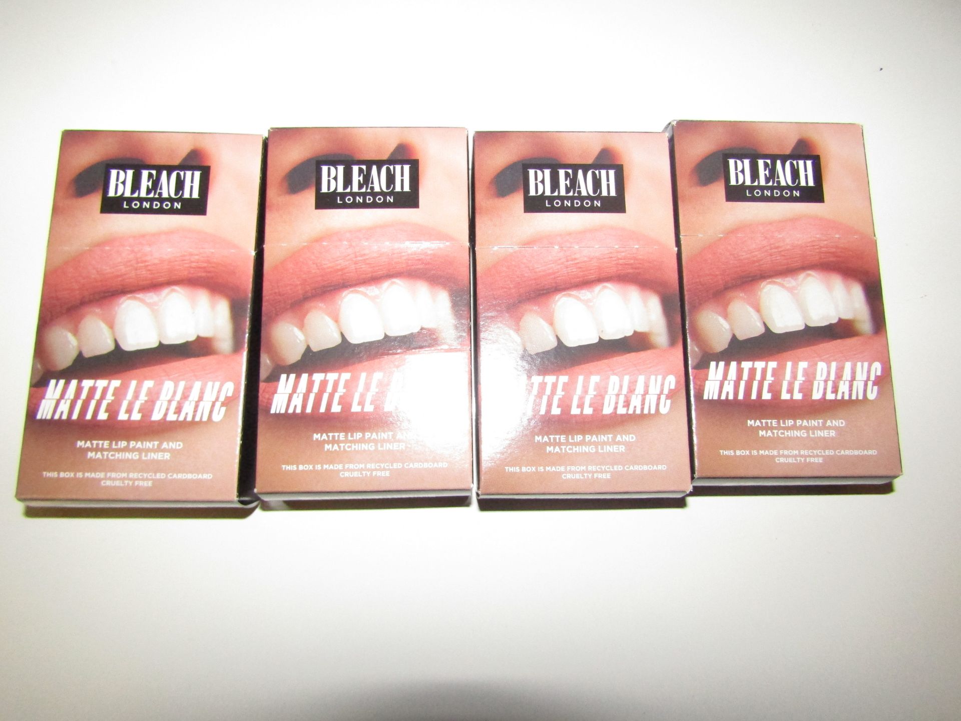 4 x Bleach London - Matte Lip Paint & Matching Liner - New & Boxed