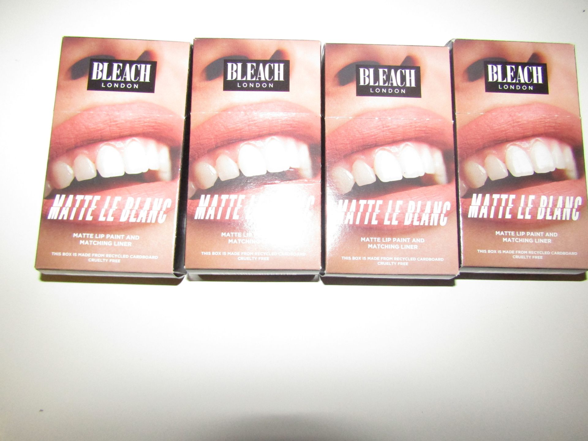 4 x Bleach London - Matte Lip Paint & Matching Liner - New & Boxed