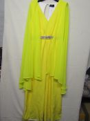 Gossip Clothing Jumpsuit Yellow Size 12 Slightly Shop Soiled With Tags