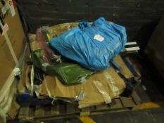 Pallet of mixed Fitness equipment parts parts.