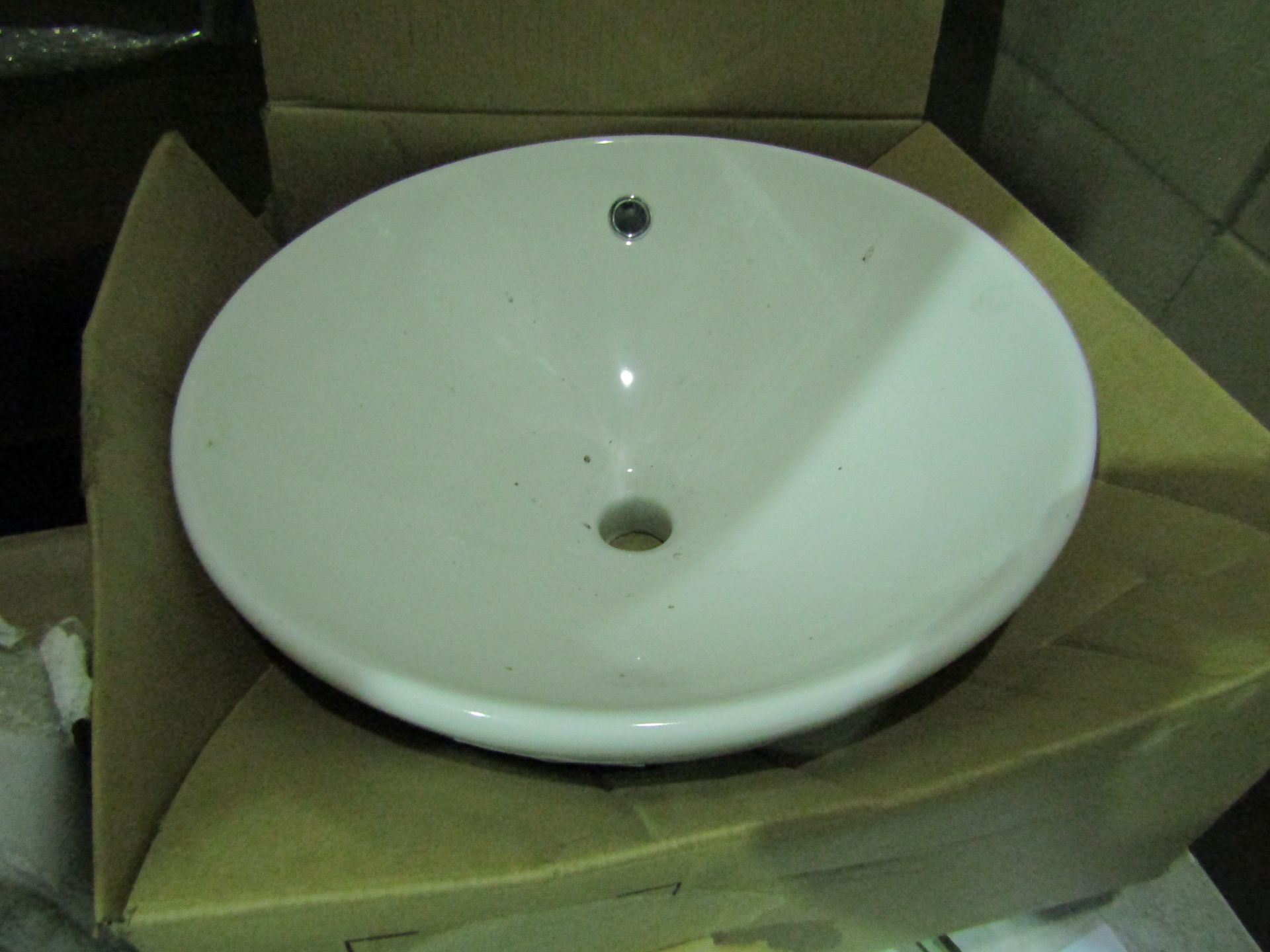 Laufen made "pudding bowl" Basins 450mm Diameter - New & Boxed.