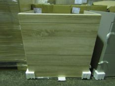 Roca - Dama-N Wall-Hung Base Unit With 2-Drawers 700mm - Textured Birch - New & Boxed. RRP ?400.