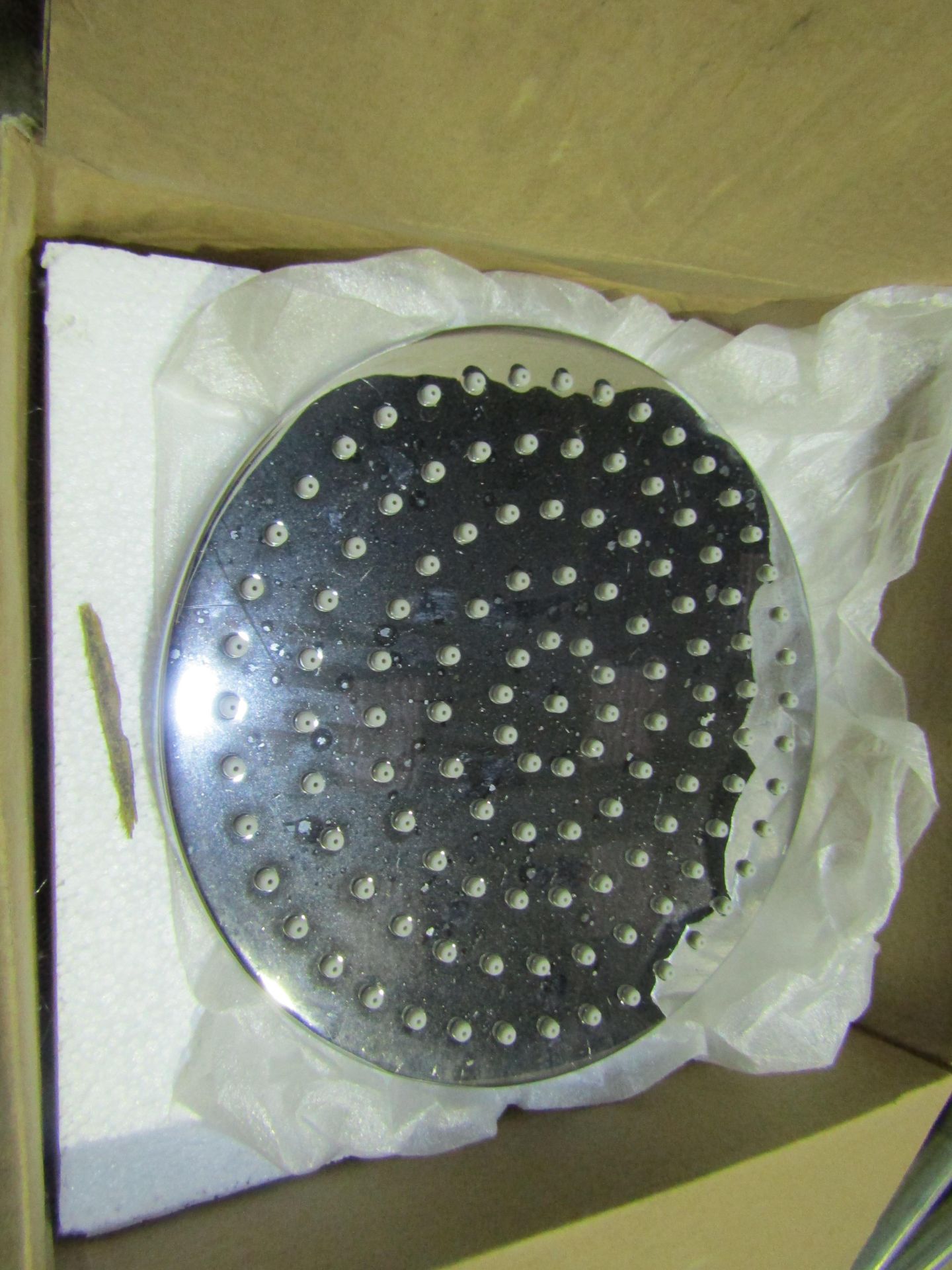 Nikles - Techno XL Chrome Shower Head 200mm - New & Boxed.