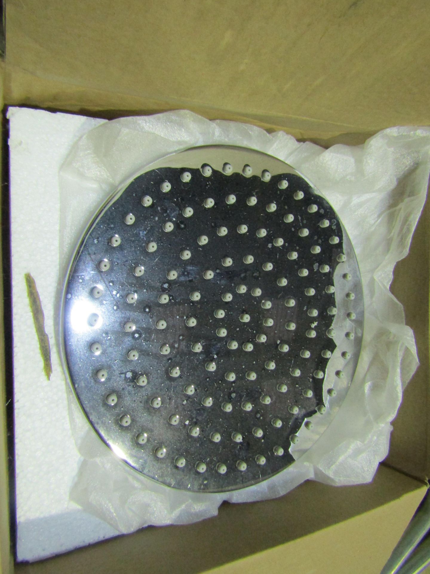 Nikles - Techno XL Chrome Shower Head 200mm - New & Boxed.