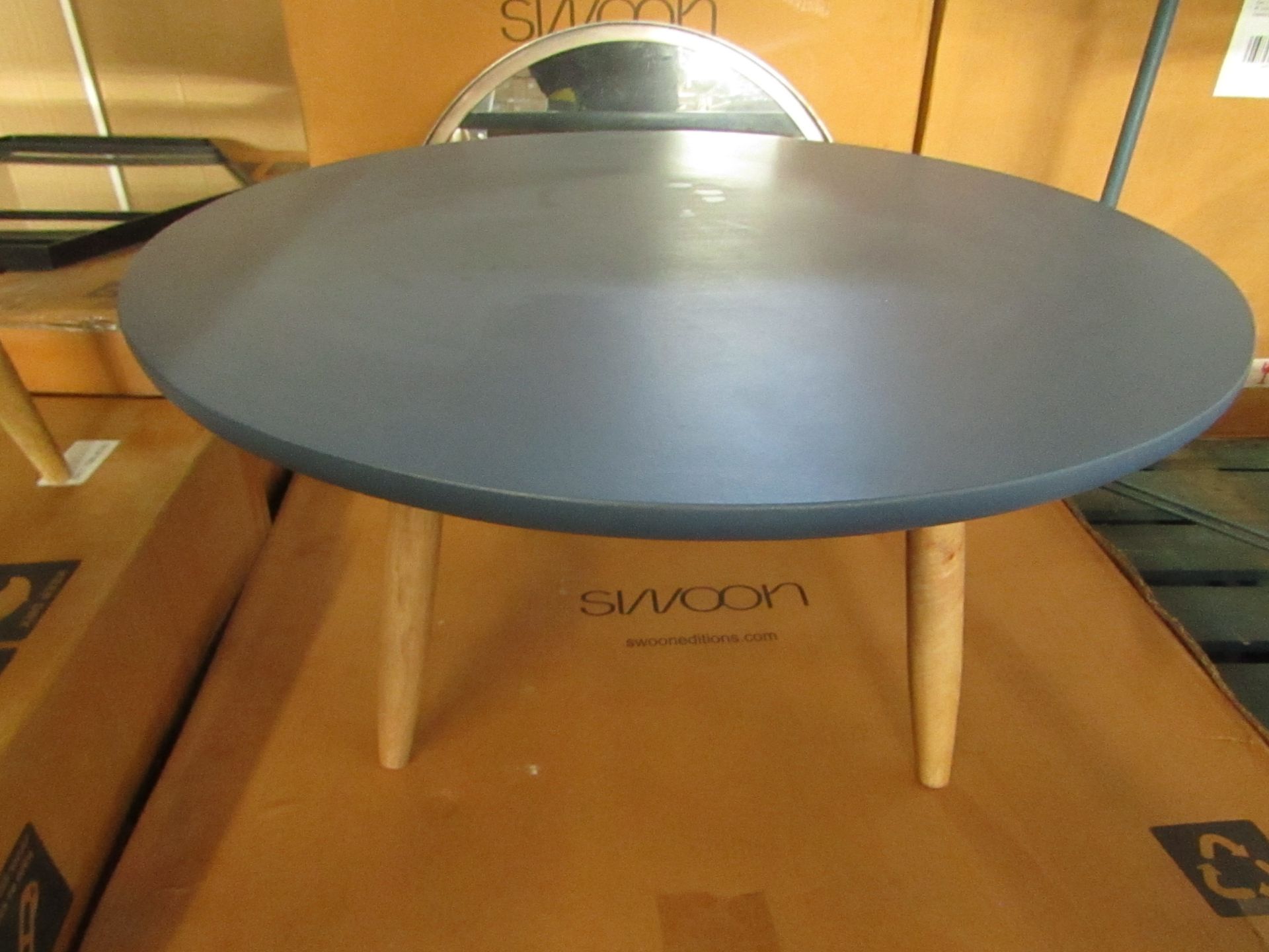 Swoon Jupiter Coffee Table in Blue RRP ¶œ149 SKU SWO-GW-jupitercoffroundblue-A+ PID SWO-GW-19763