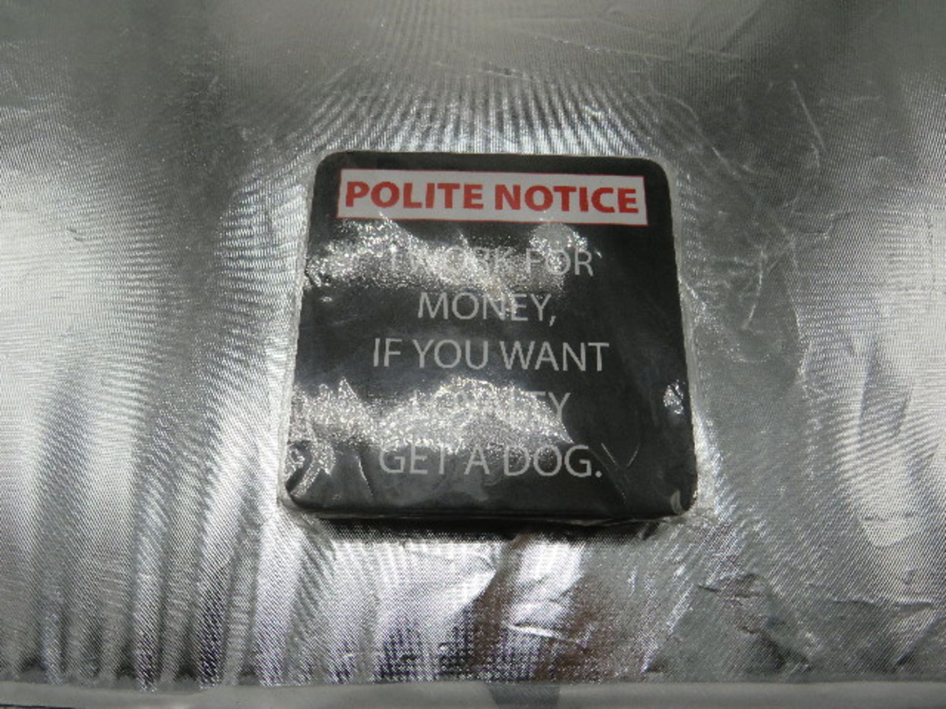 5x Packs of 6 " Police Notice " Coaster Sets - All Unused & Packaged.