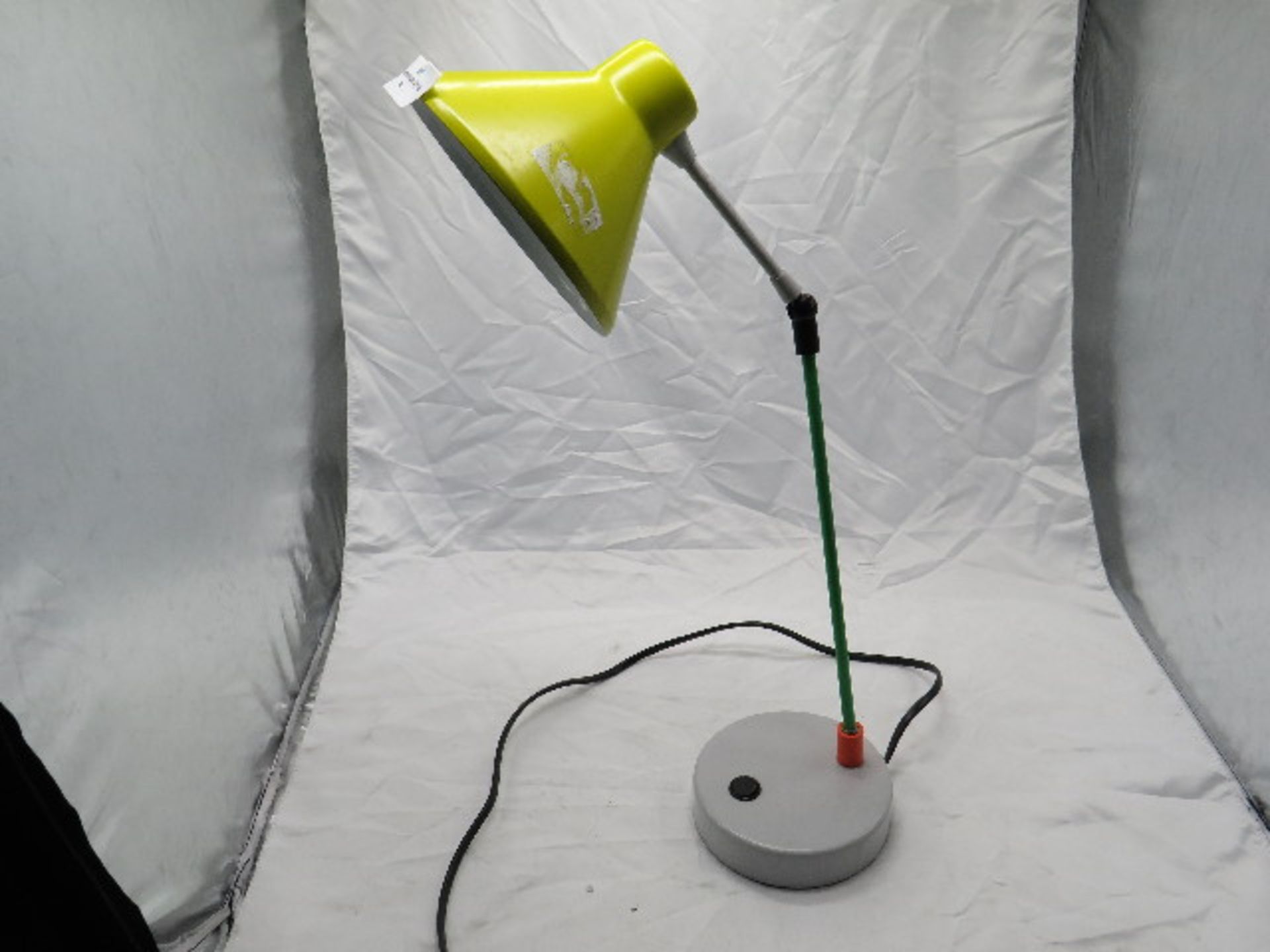 Multi-Coloured Adjustable Desk Lamp - ( See Image For Design ) - May Contain Marks Or Unseen