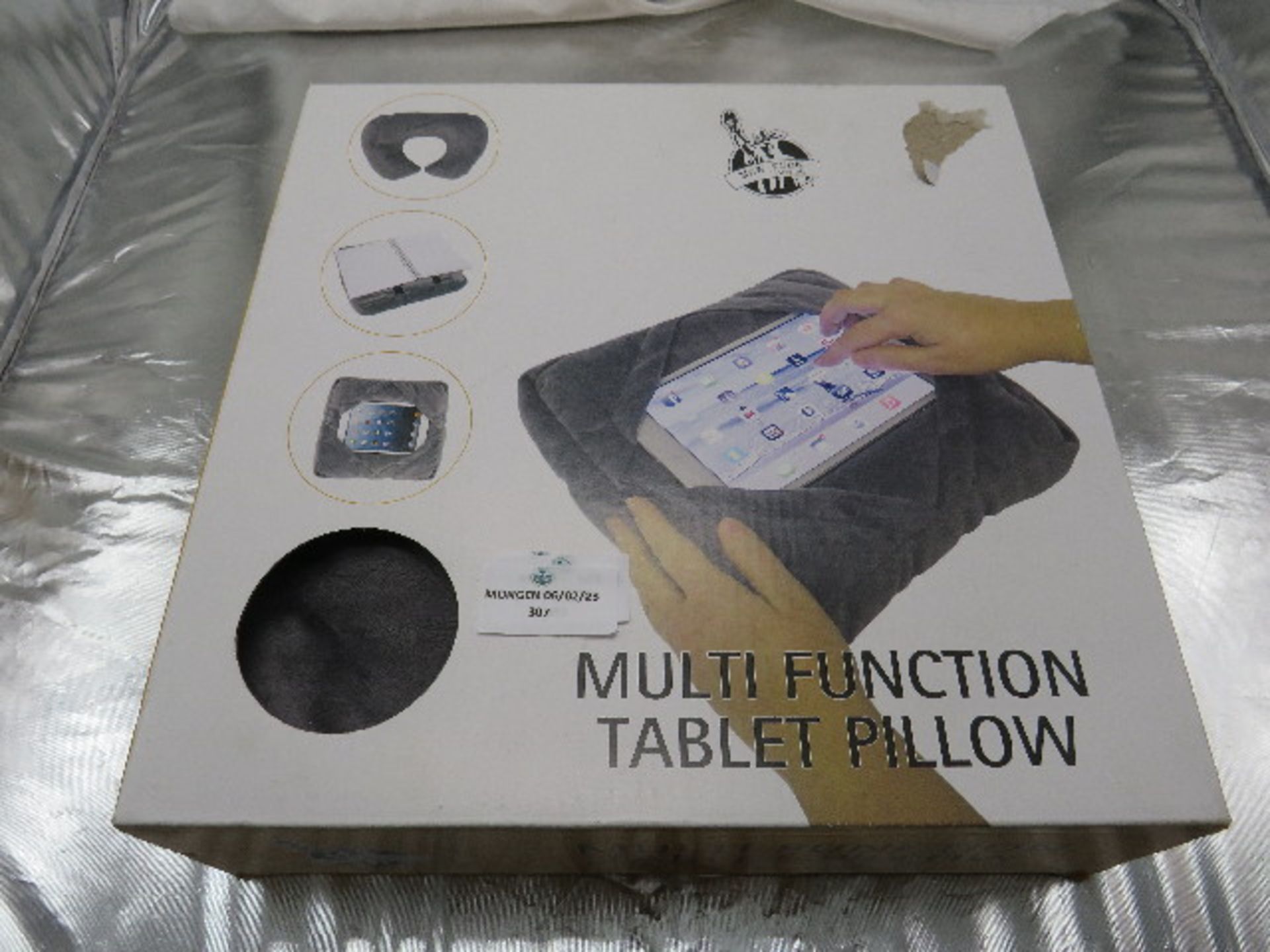 Newyork - Grey Multi-Functional Tablet Pillow - Unused & Boxed.