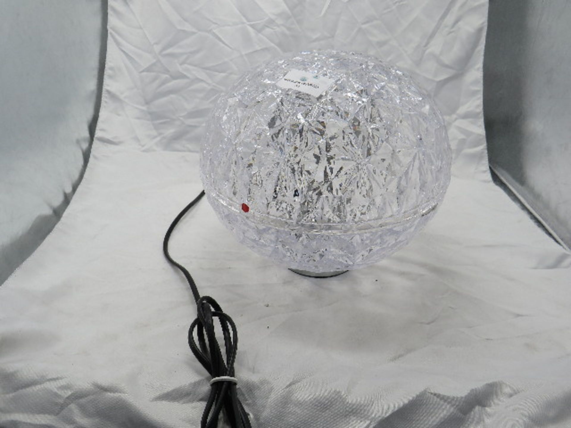 Crystal Ball Table Lamp - ( EU Plug ) No Packaging, May Contain Marks Or Unseen Damages.