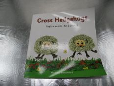 3x Boxes Containing Approx 75x Marlene Greenwood - English Vowels Cross Hedgehogs Books - Unused.