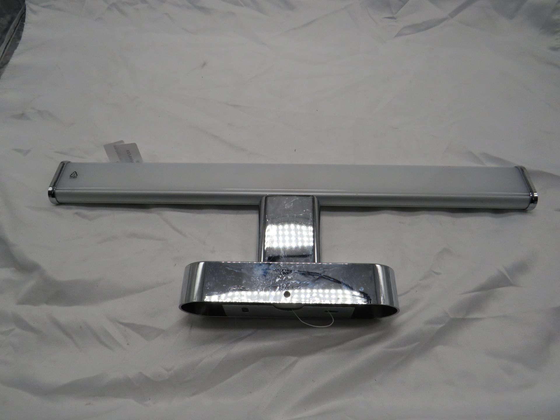 LED Chrome Bathroom Mirror Light - No Packaging.