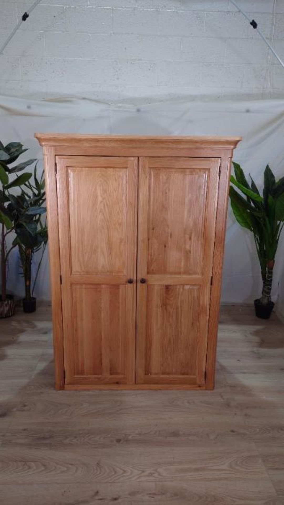 Oak Furnitureland Canterbury Natural Solid Oak Double Wardrobe RRP ?699.99 Our Canterbury oak double - Image 2 of 12