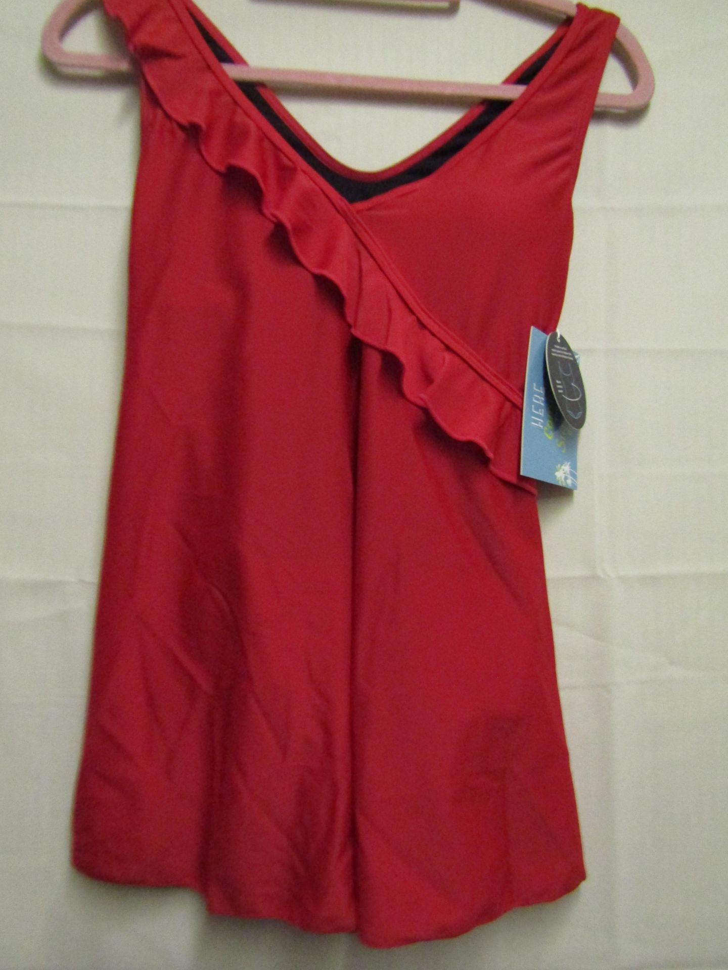 Ladies Swim/Dress Red Size 10 New With Tags