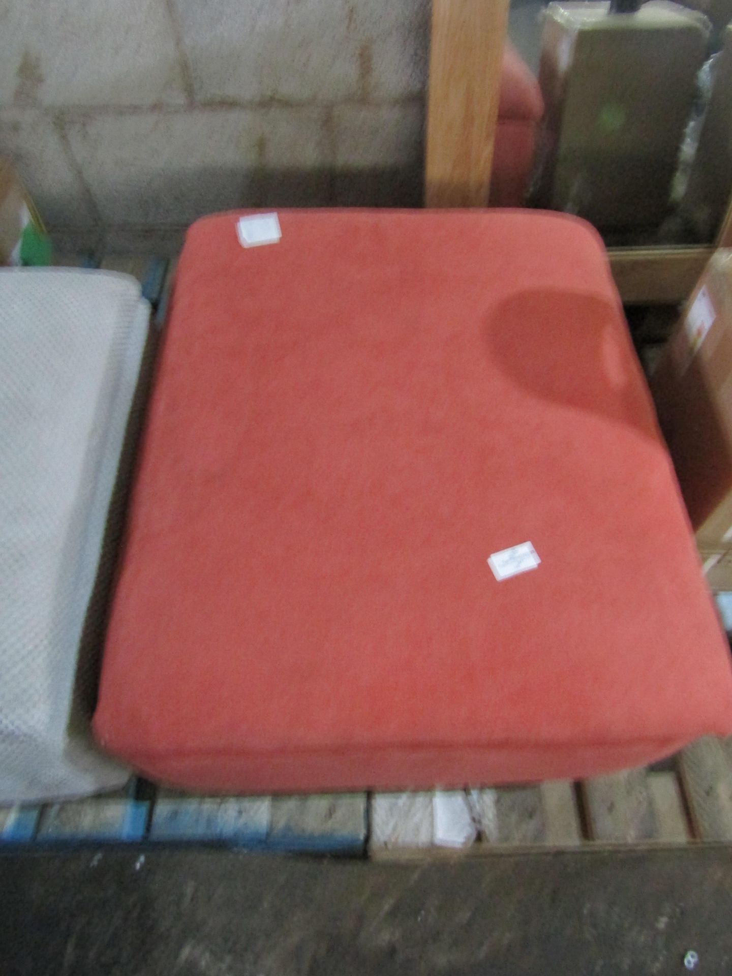 Oak Furnitureland Jasmine Storage Footstool in Comos Spice RRP Â£249.99 SKU OAK-APM-JAS080-COS-SPI