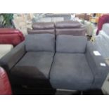 Swoon Seattle MTO Two Seater Sofa in Plain Ebony RRP 1499.00
