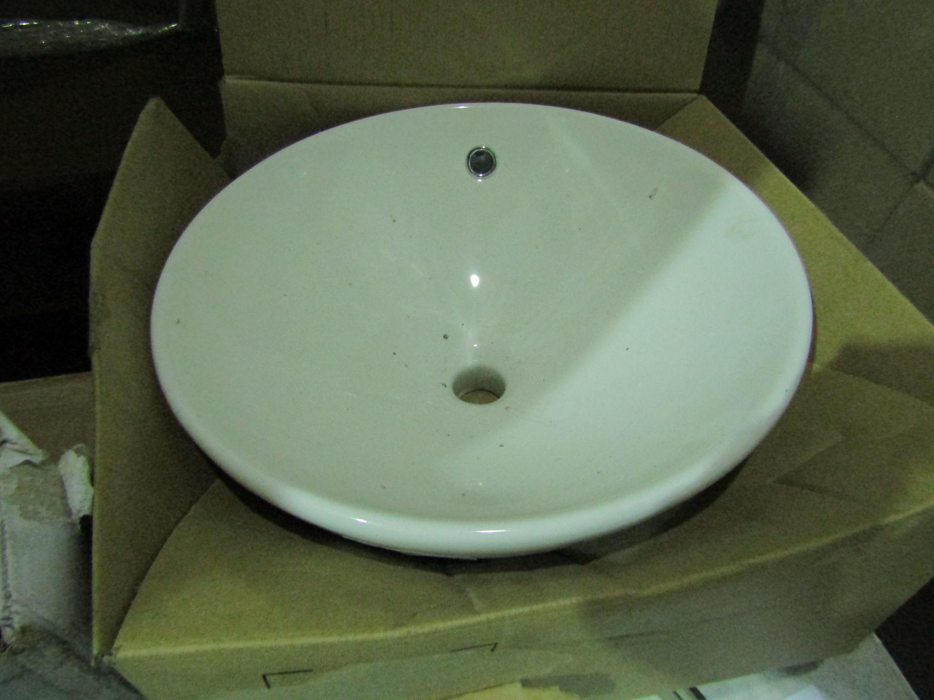 Laufen made "pudding bowl" Basins 450mm Diameter - New & Boxed.