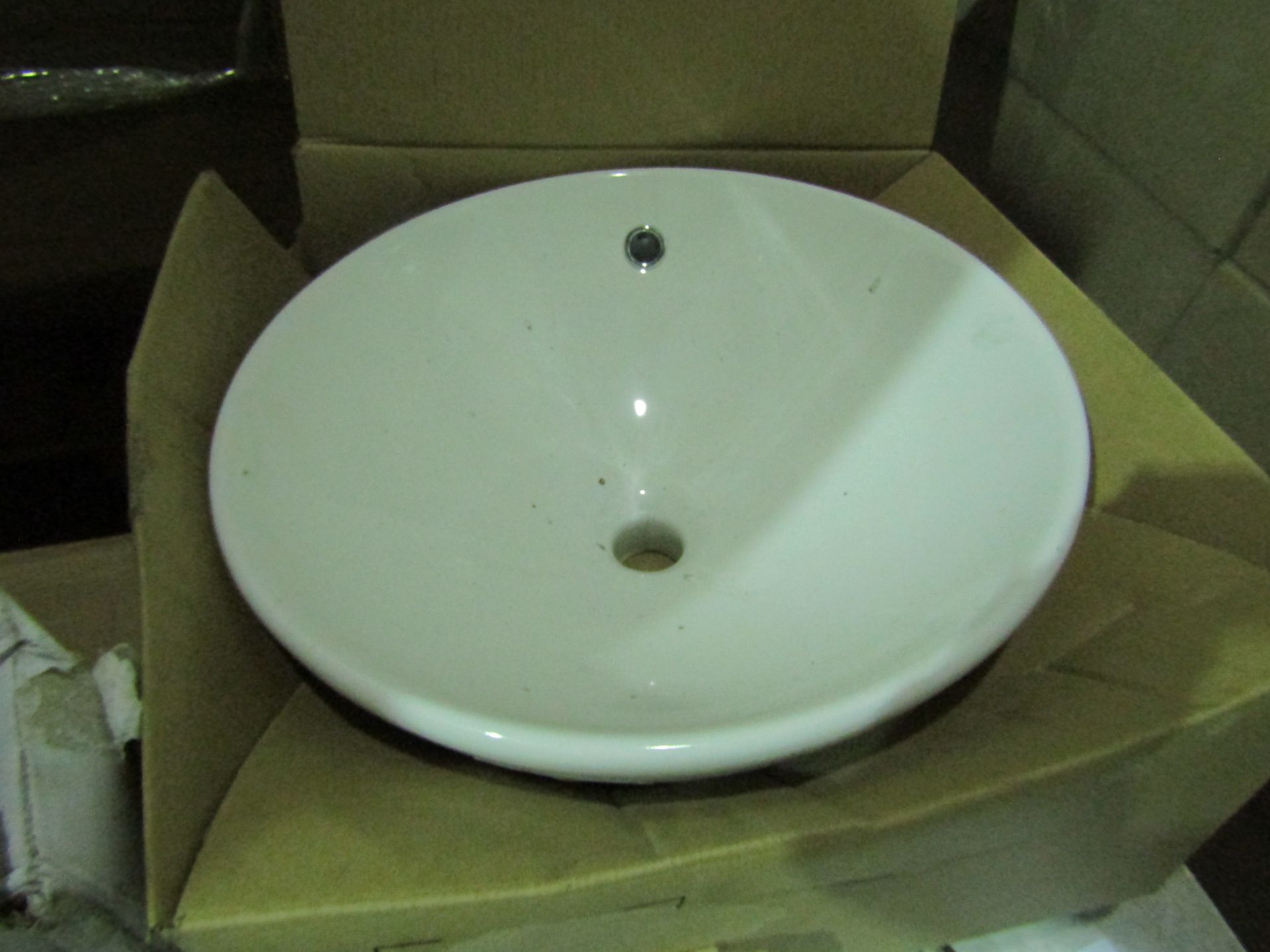 Laufen made "pudding bowl" Basins 450mm Diameter - New & Boxed.