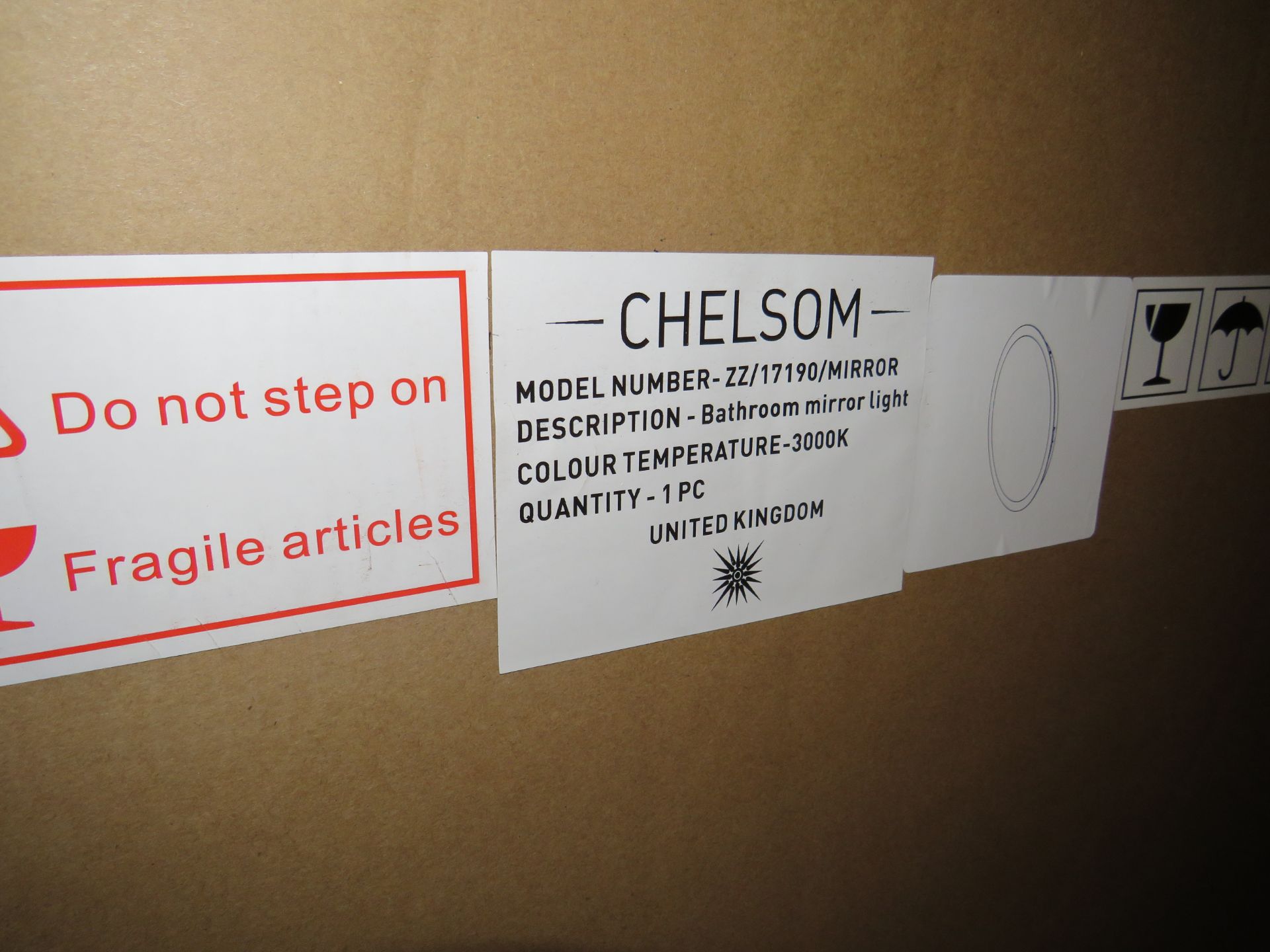 Chelsom - Bathroom Circular LED Illuminated Mirror ( ZZ/17190/MIRROR ) - New & Boxed.