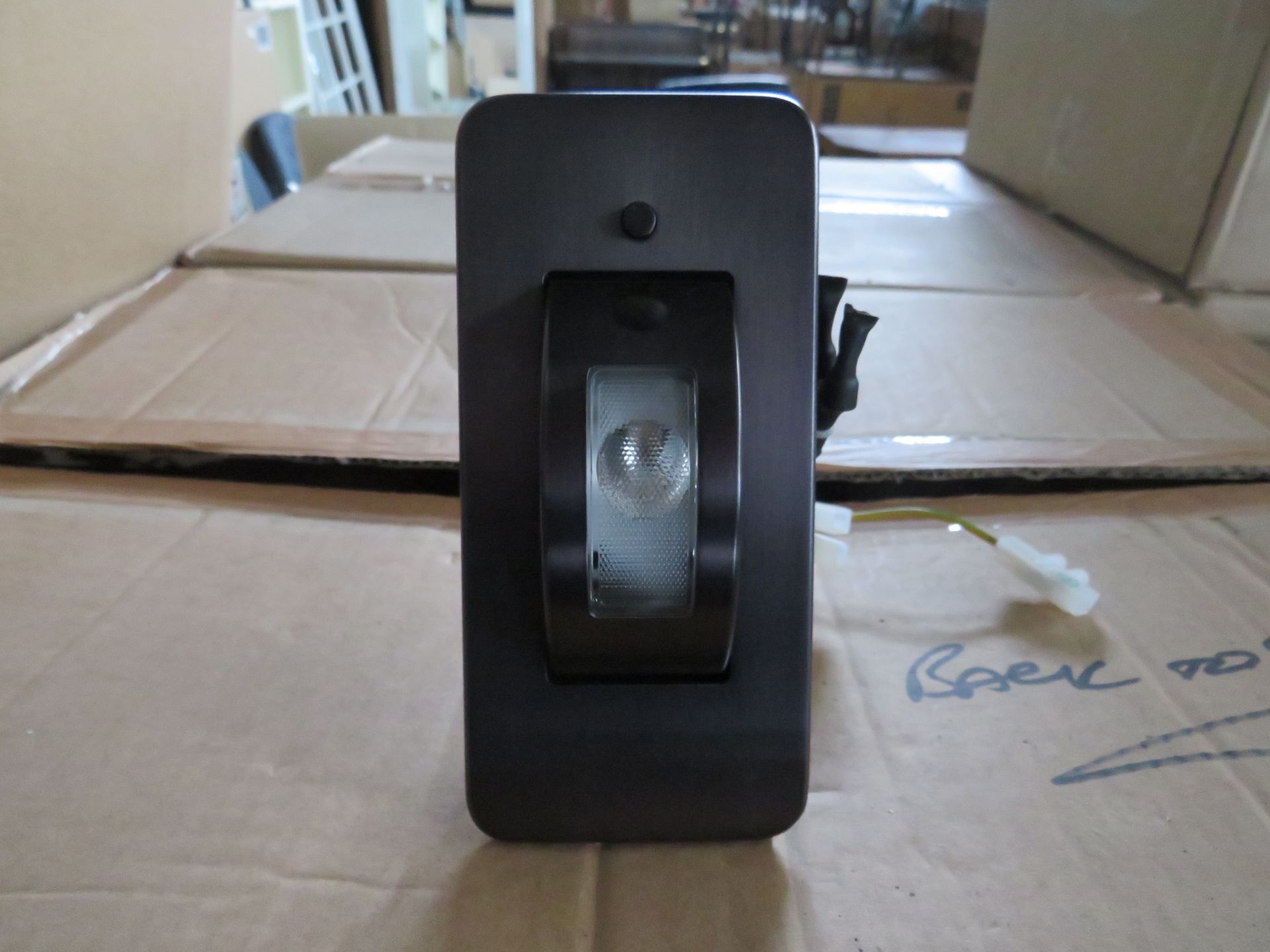 6x Chelsom - LED Rotate Wall Light Brushed Black - New.