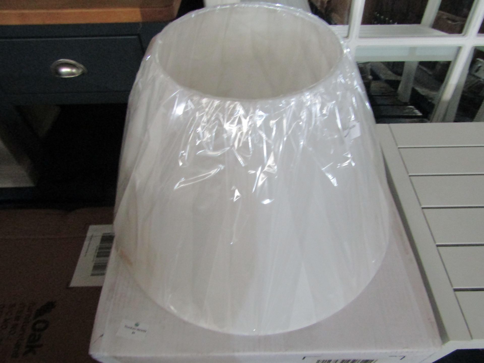 Oak Furnitureland Brown Linen Cylindrical Lamp Shade RRP £29.99