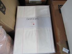 Swoon Napier Bed Linen Double 100% Cotton Pink RRP £89.00