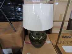 Swoon Leve Table Lamp in Olive Green RRP £119.00