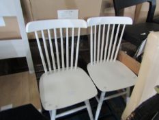 Cotswold Company Spindleback Chair in Pure White RRP £100.00