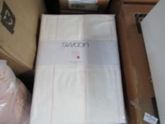 Swoon Napier Bed Linen Double 100% Cotton Pink RRP £89.00