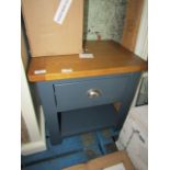 Cotswold Company Westcote Inky Blue 1 Drawer Lamp Table RRP £139.00