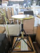 Swoon Thibaut Bar Stool in Brass and Steel RRP £119.00