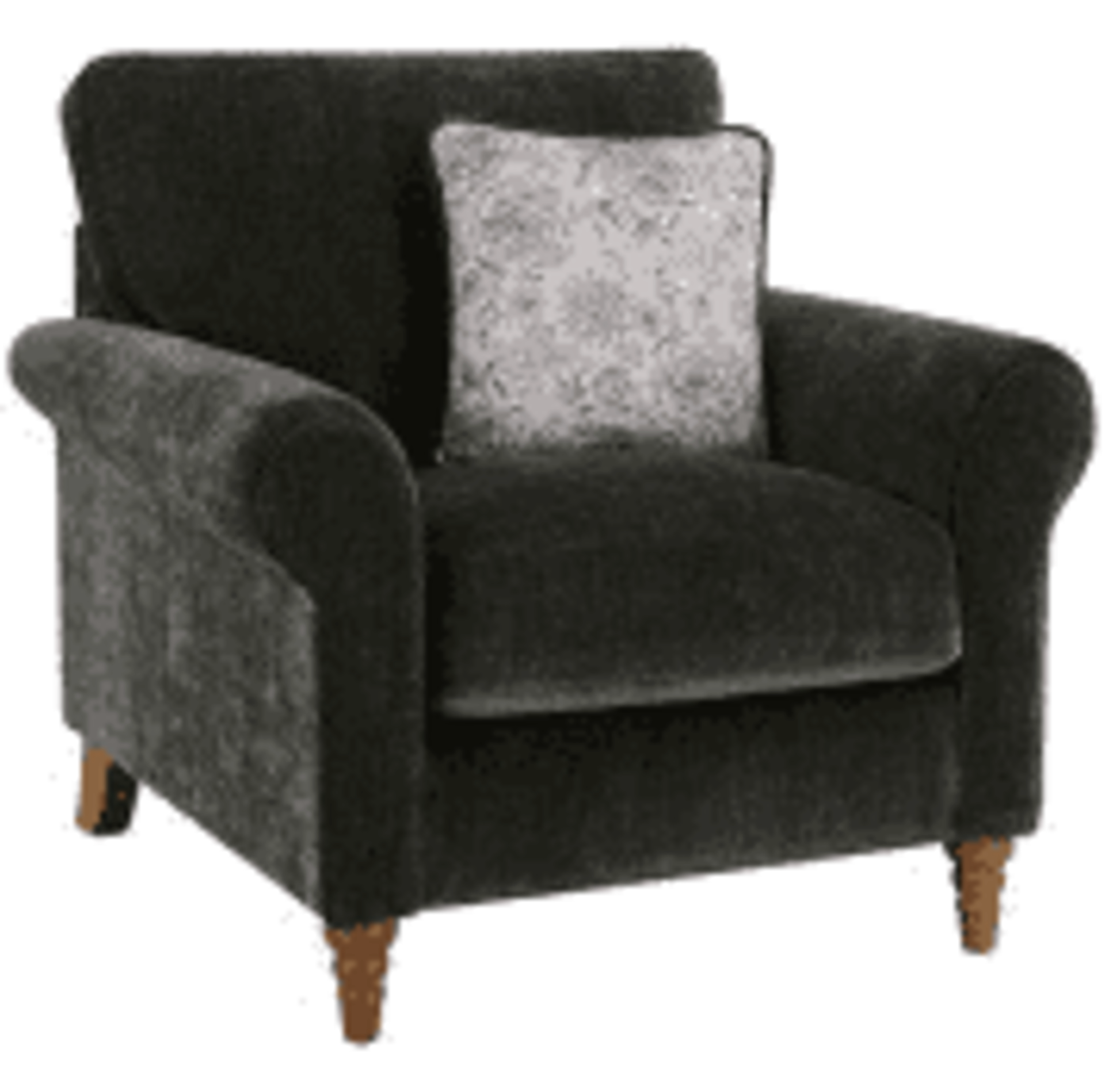 Oak Furnitureland Bramble Country Style Armchair in Pellier Thyme RRP œ679 Original feet are - Image 3 of 3