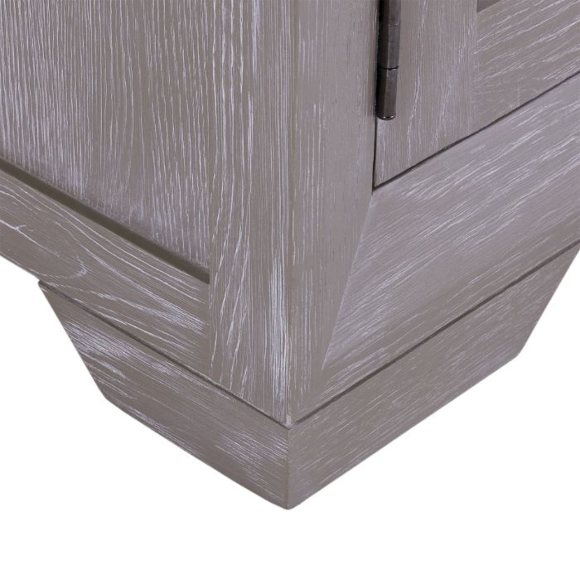 Oak Furnitureland Willow Light Grey Large Sideboard Solid Oak RRP 444.99 Grade BC528 - Image 6 of 6