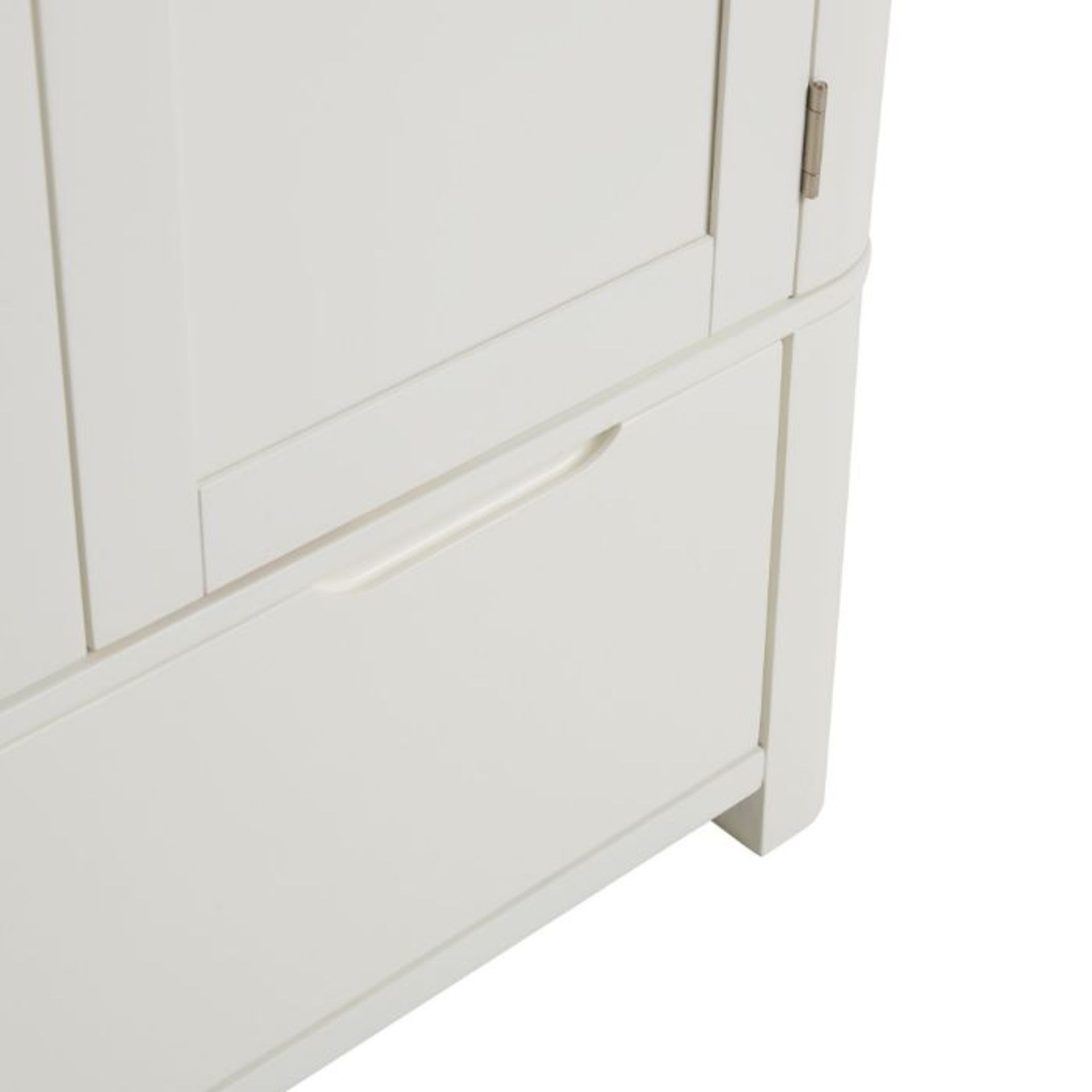 Oak Furnitureland Hove Natural Oak And Painted Double Wardrobe RRP 694.99 Grade B - Image 9 of 12