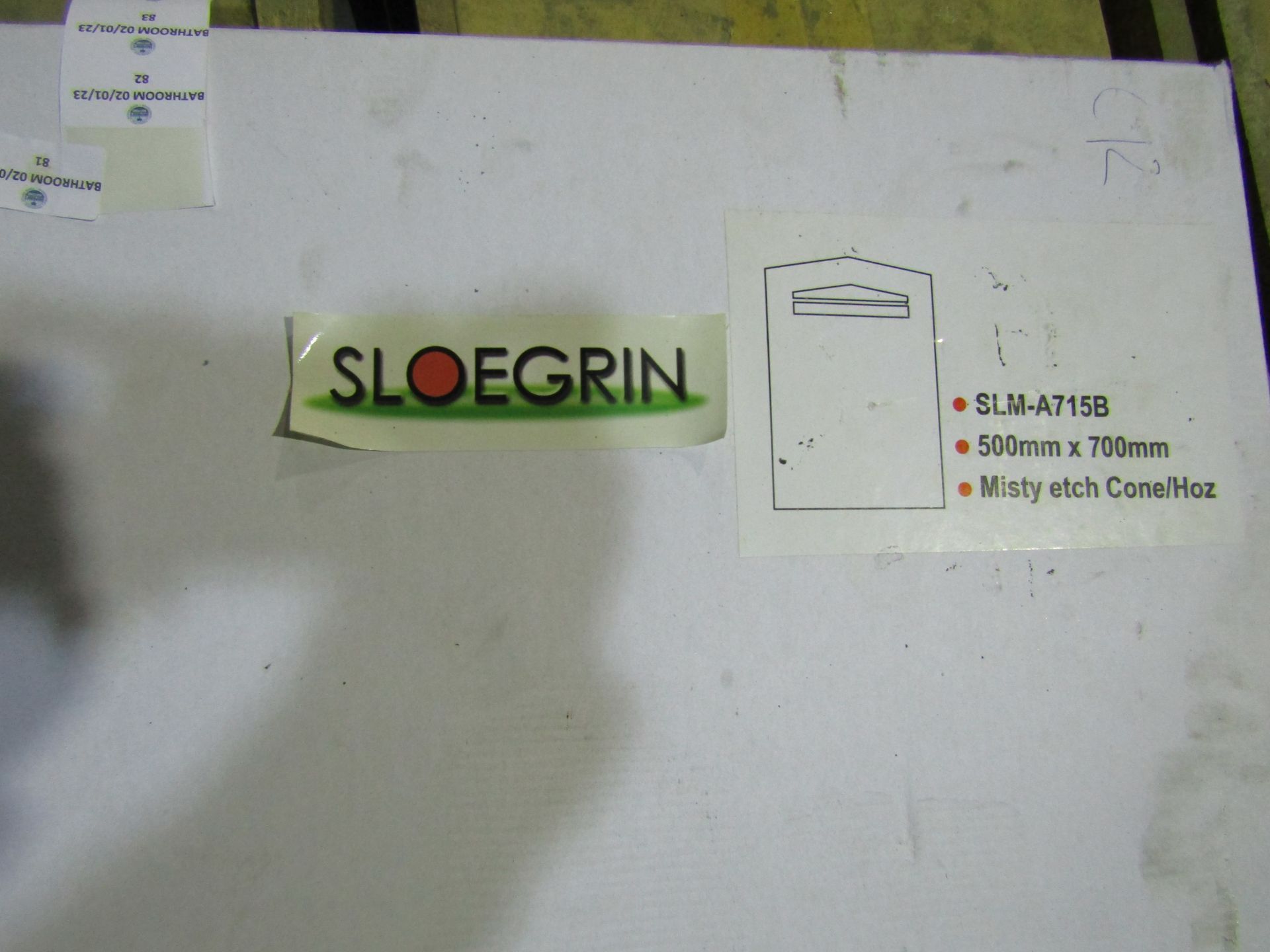 Solegrin - Misty Etch Cone Horizonal - ( 500x700mm ) - New & Boxed.