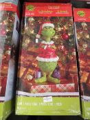 3x Jim Shore - The Grinch Christmas Decoration Ornament - All Damaged, May Be Repairable.