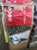 Thetford - 7ft6" Warmwhite Prelit Christmas Tree - Unchecked & Boxed.