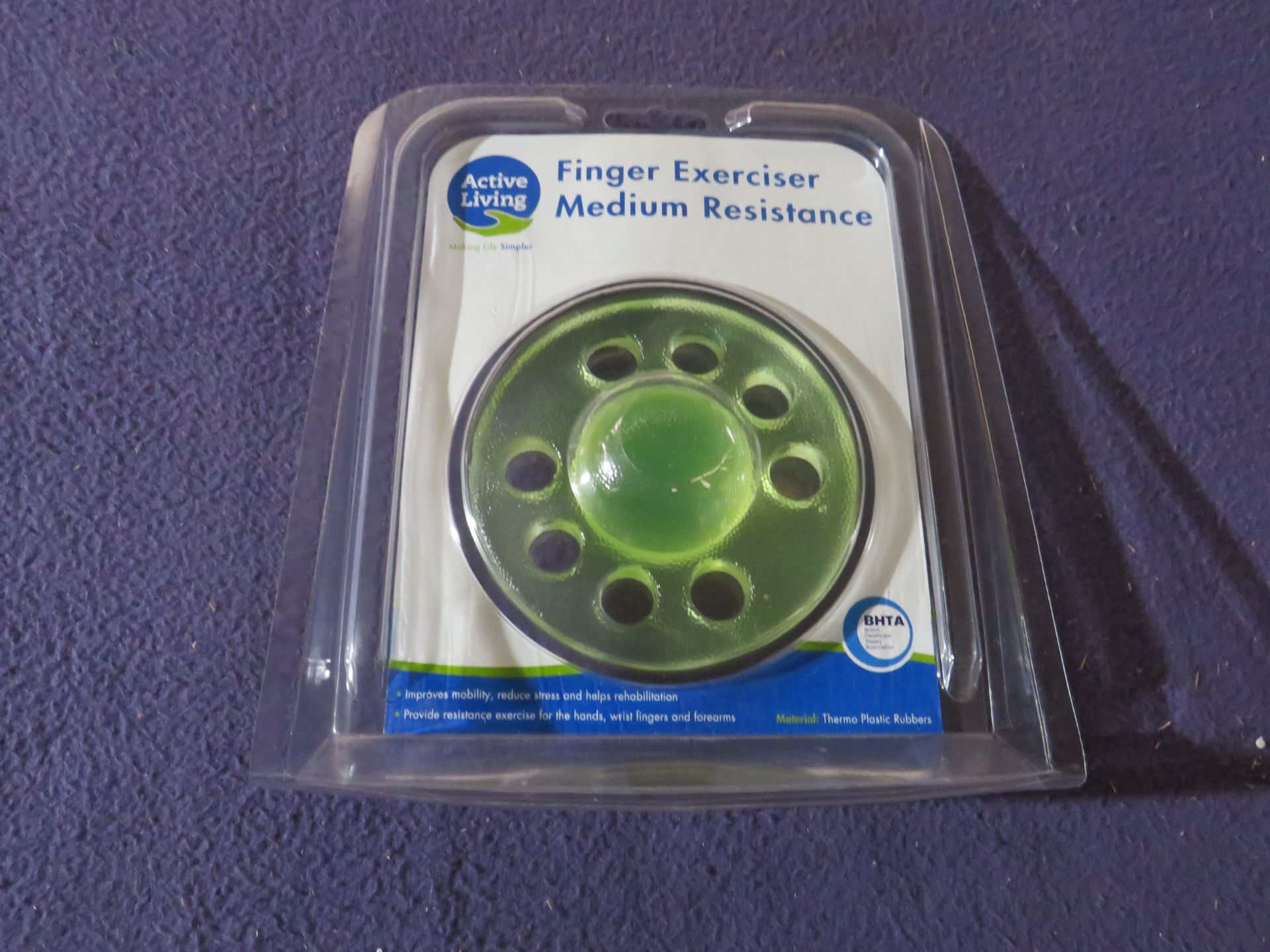 4x ActiveLiving - Finger Resistance Exerciser - Medium - Unused & Packaged.