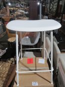 Heals Fiber Counter Stool, Tube Base, Without Backrest Natural White/White 23534 RRP Â£229.00 The