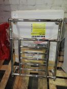 Carisa - Vintage Chrome Radiator - 650x800mm - Good Condition, No Hanging Kit Included as Is