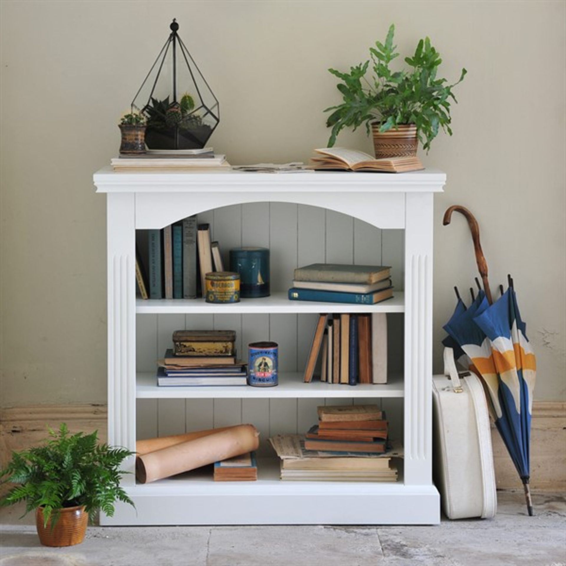 Cotswold Company Burford Ivory Small Bookcase 3 Shelves RRP £229.00