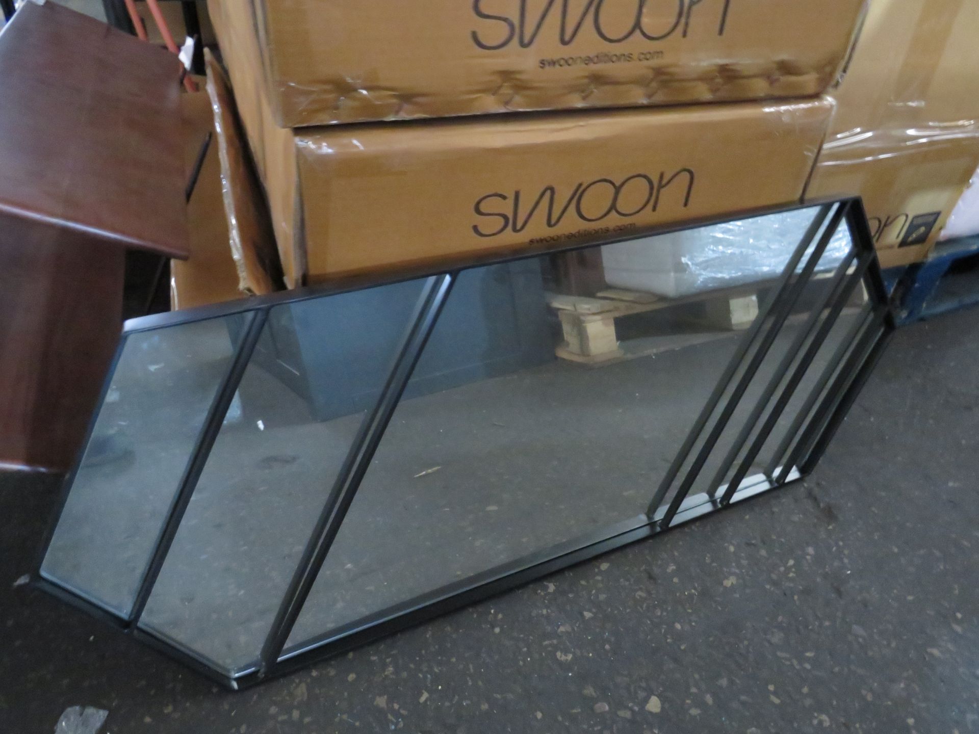 Swoon Nemo Mirror in Black Powder Coat RRP £229 - Image 2 of 4