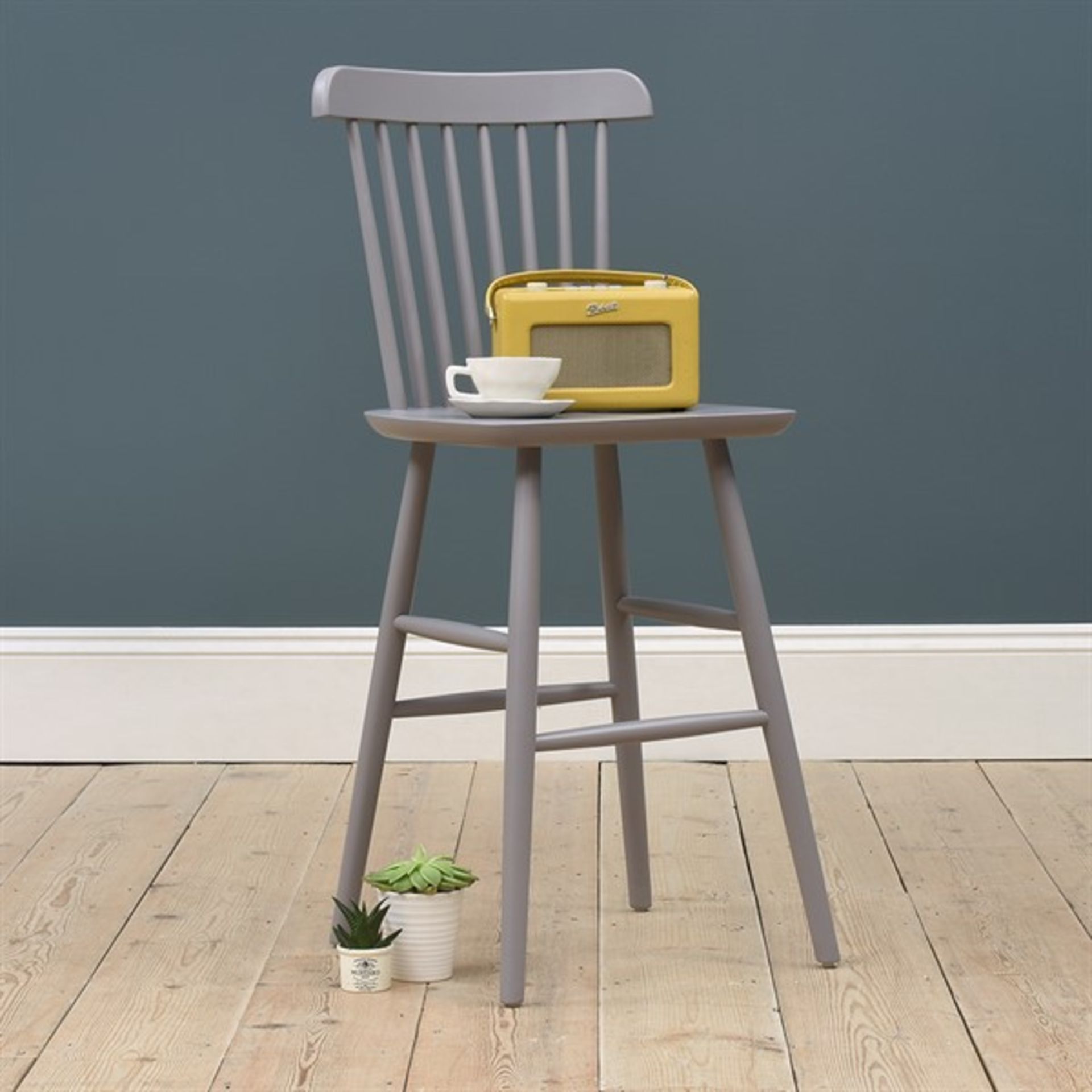 Cotswold Company Spindleback Bar Stool in Storm Grey RRP £145.00