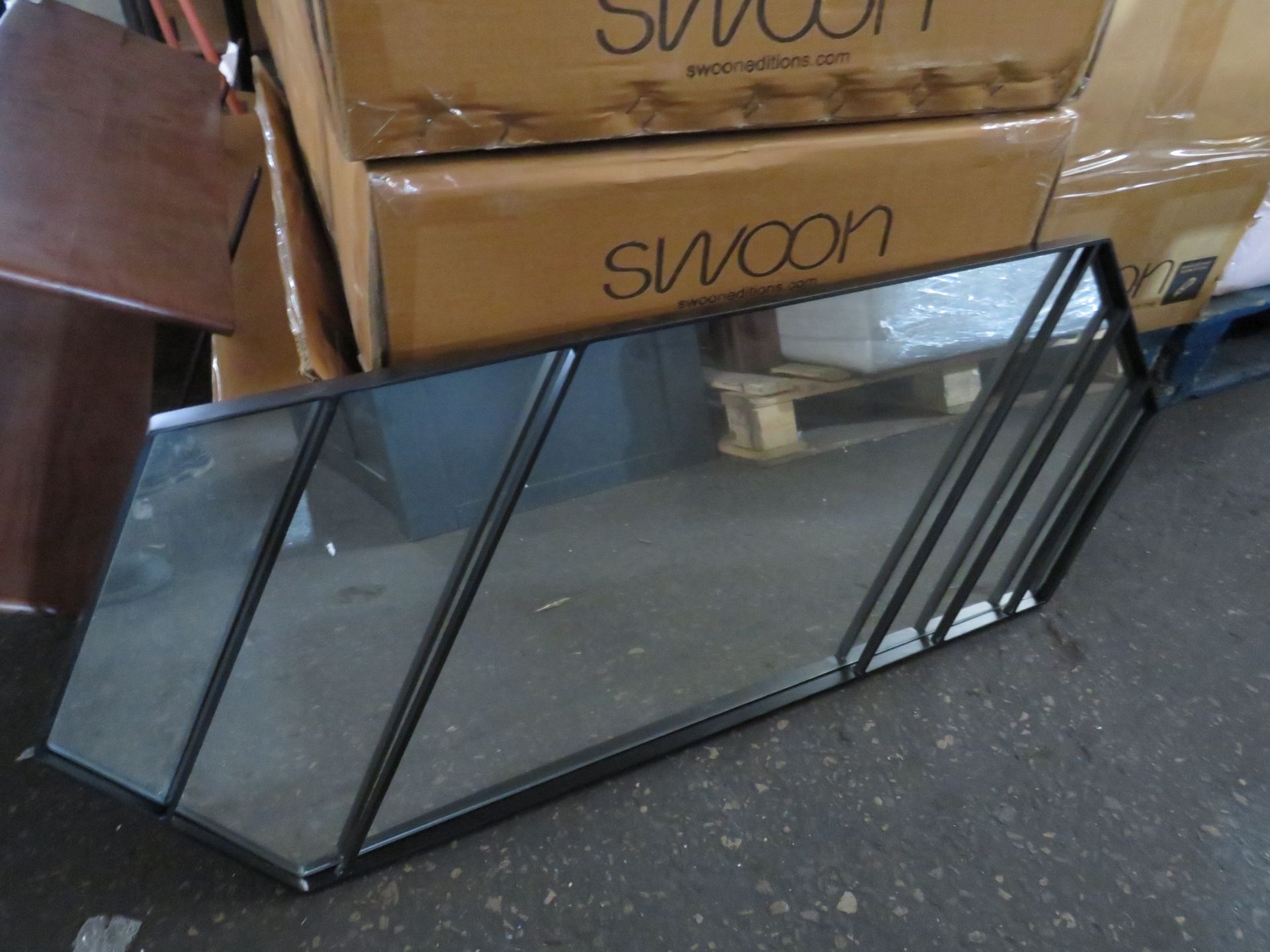 Swoon Nemo Mirror in Black Powder Coat RRP £229 - Image 2 of 4