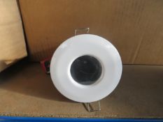 10x Chelsom - Fixed Downlight ( White ) - ( LV/165/W/35/W ) - New & Boxed.