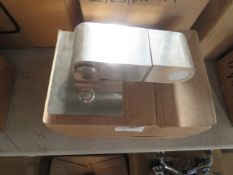 Chelsom - Brushed Steel Swivel Adjustable LED Wall Light - New & Boxed.